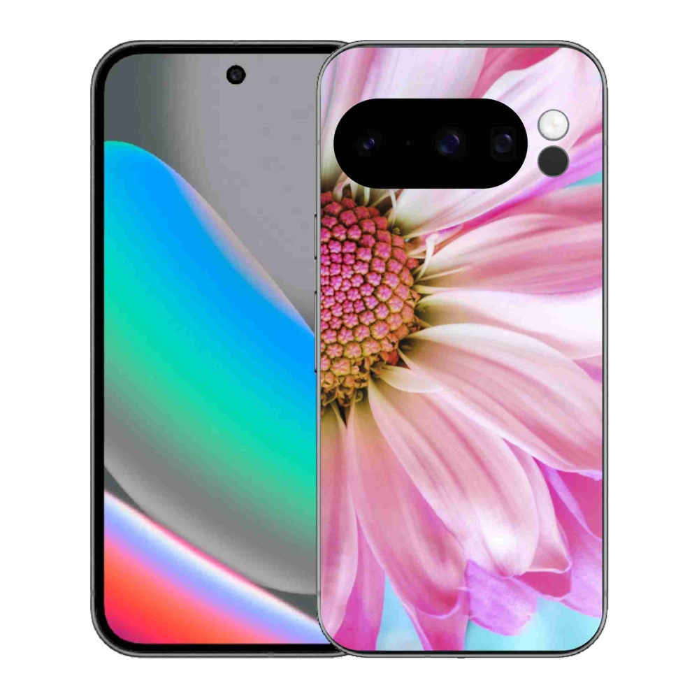 Gélový kryt mmCase na Google Pixel 10 Pro - ružový kvet