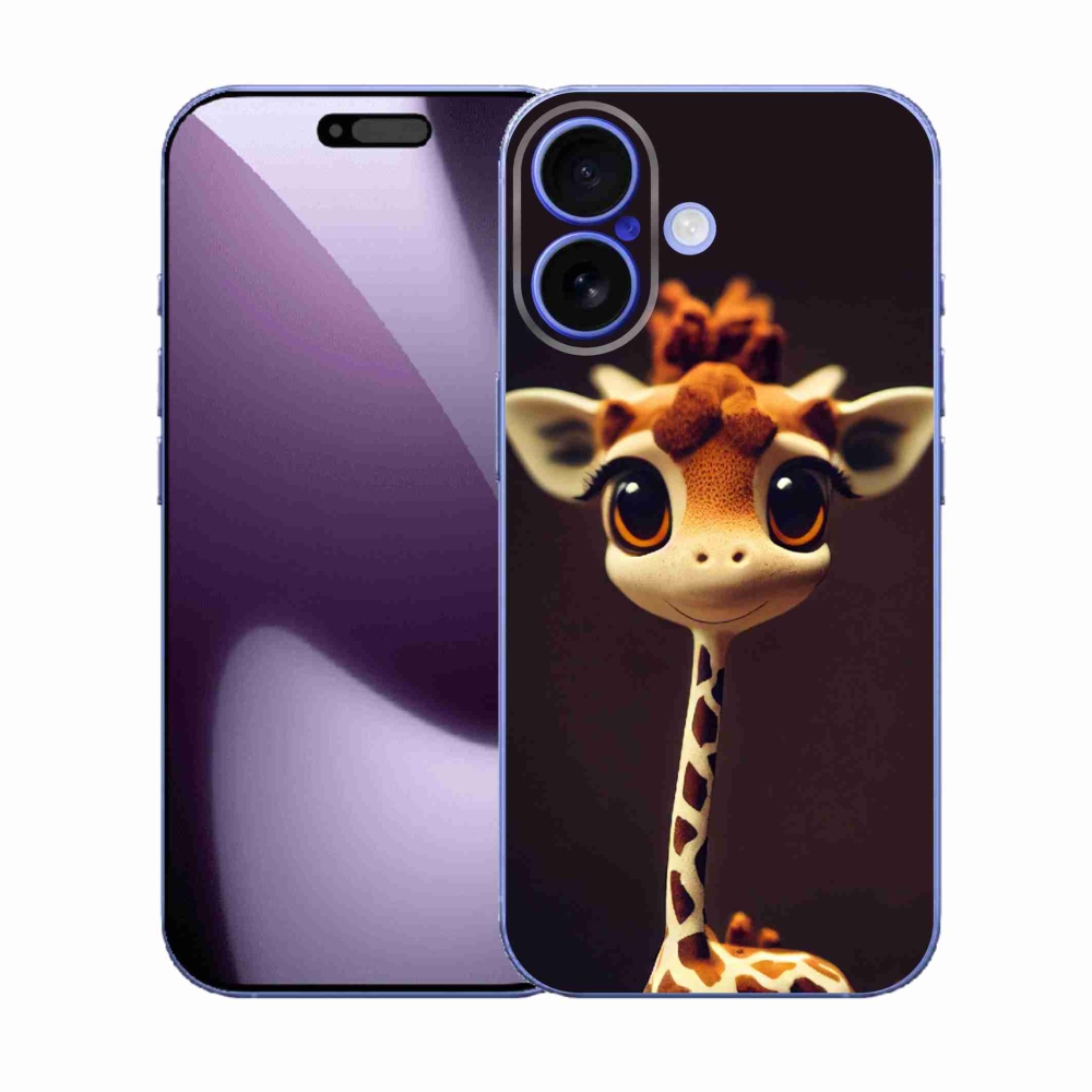 Gélový kryt mmCase na iPhone 17 - malá žirafa