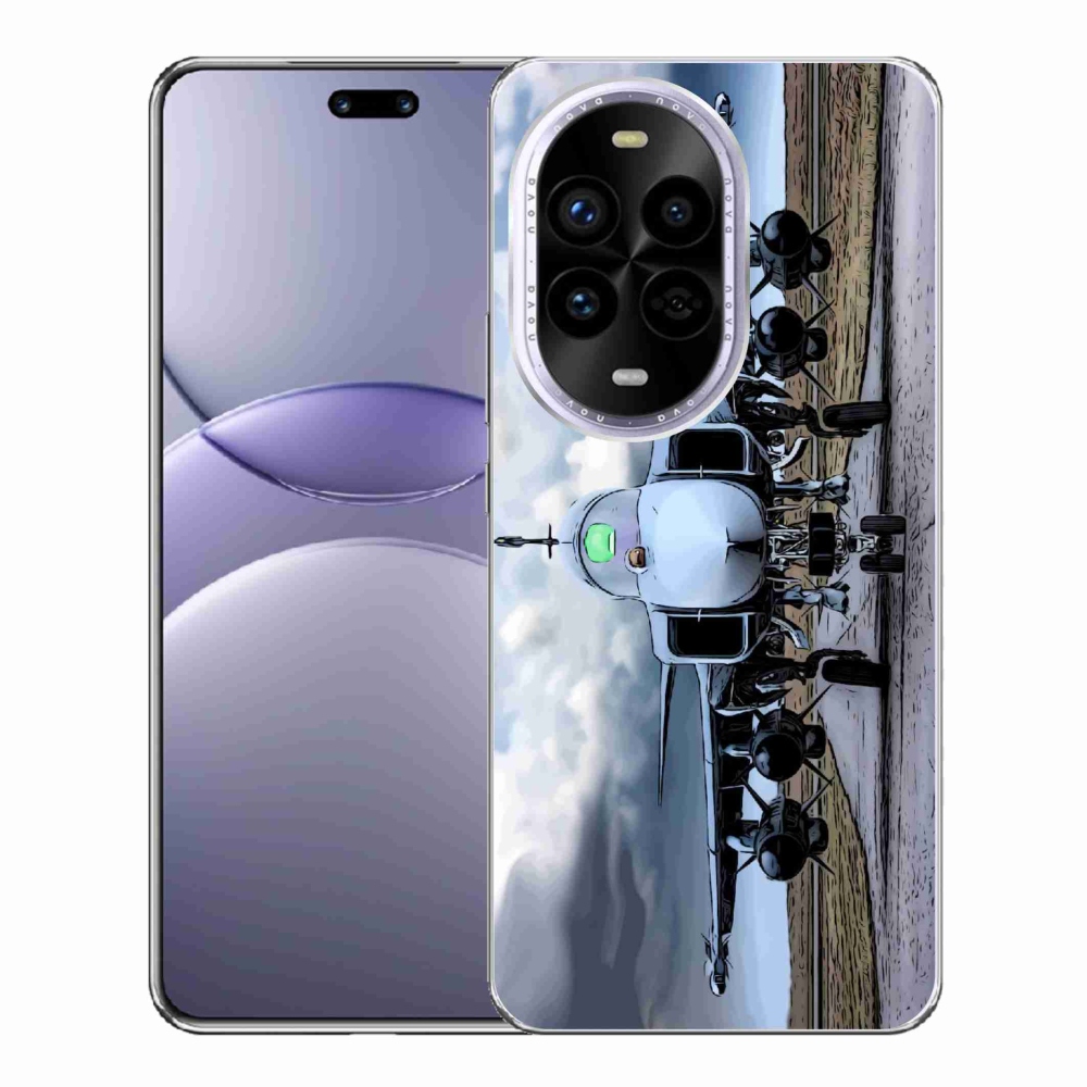 Gélový kryt mmCase na Huawei Nova 13 Pro 5G - vojenské lietadlo