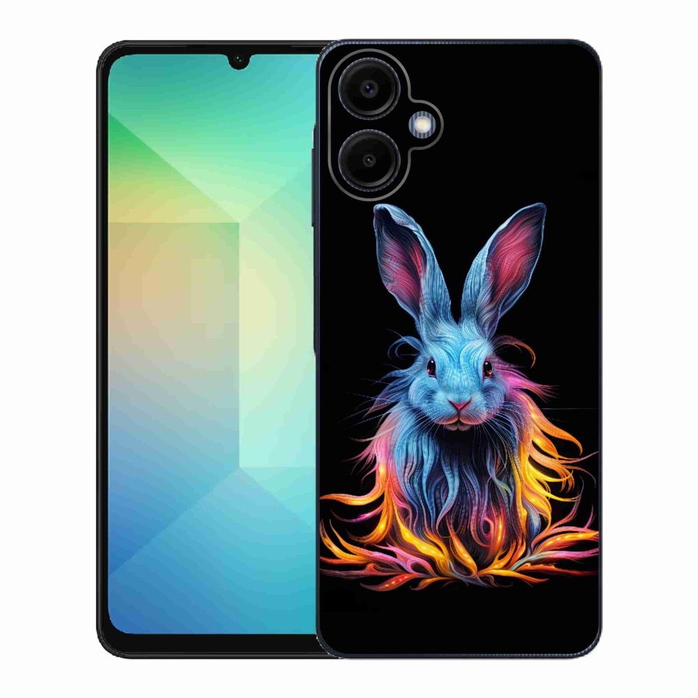 Gélový kryt mmCase na Samsung Galaxy A06 4G - abstraktný zajac