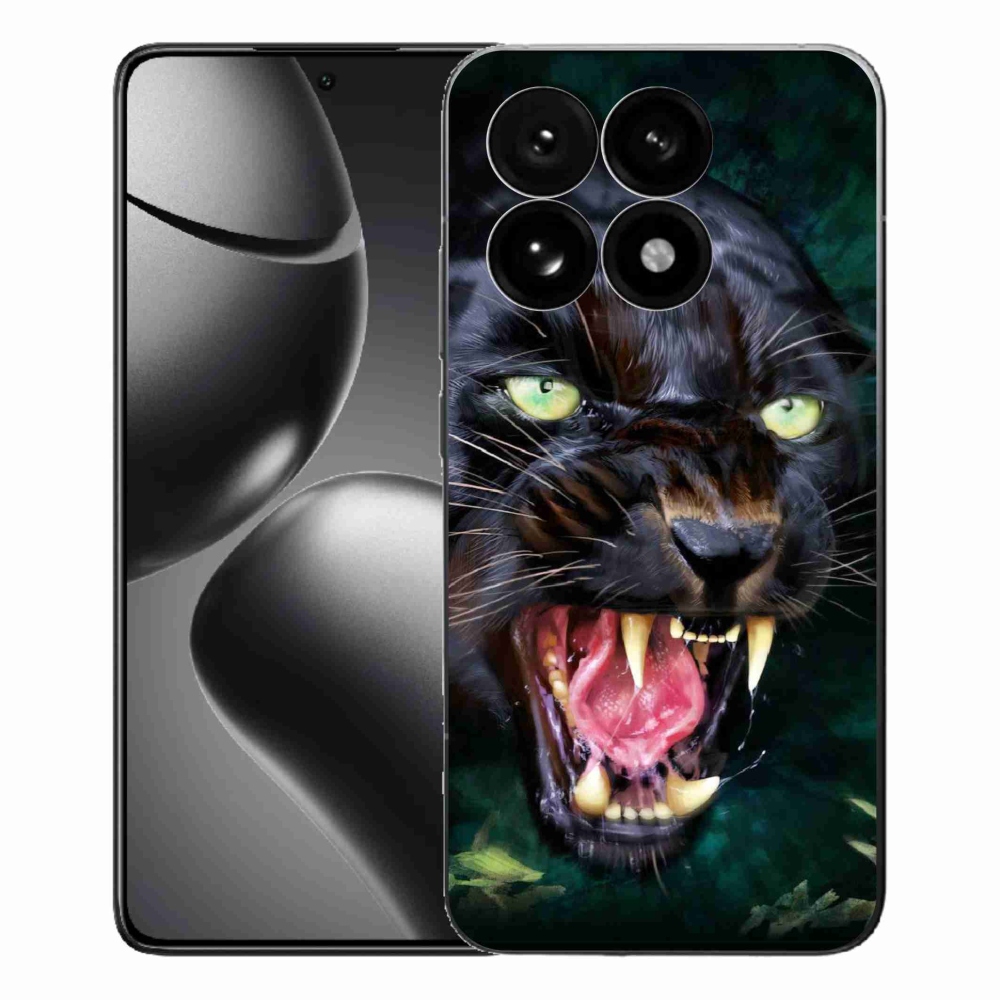 Gélový kryt mmCase na Xiaomi 15T - rozzúrený čierny panter