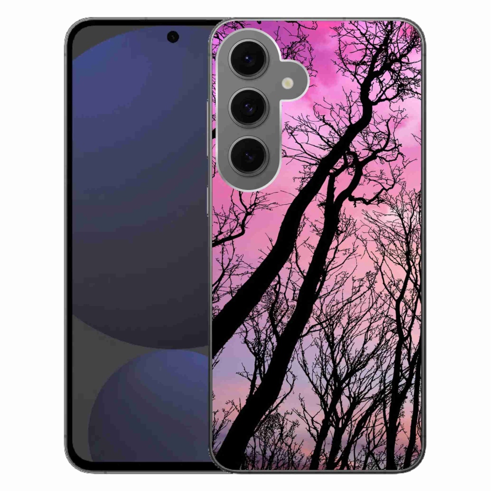 Gélový obal mmCase na Samsung Galaxy S24 FE - opadané stromy