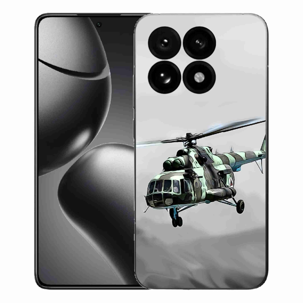Gélový kryt mmCase na Xiaomi 15T - vojenský vrtuľník