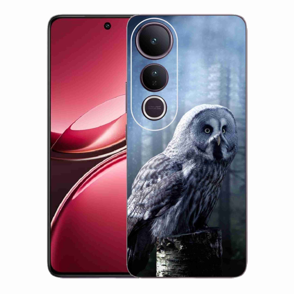 Gélový kryt mmCase na Vivo V50 Lite 4G/5G - sova