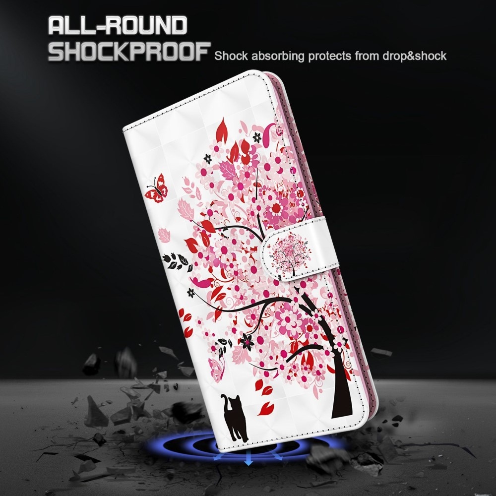 Print knižkové púzdro na Samsung Galaxy A55 5G - rozkvitnutý strom