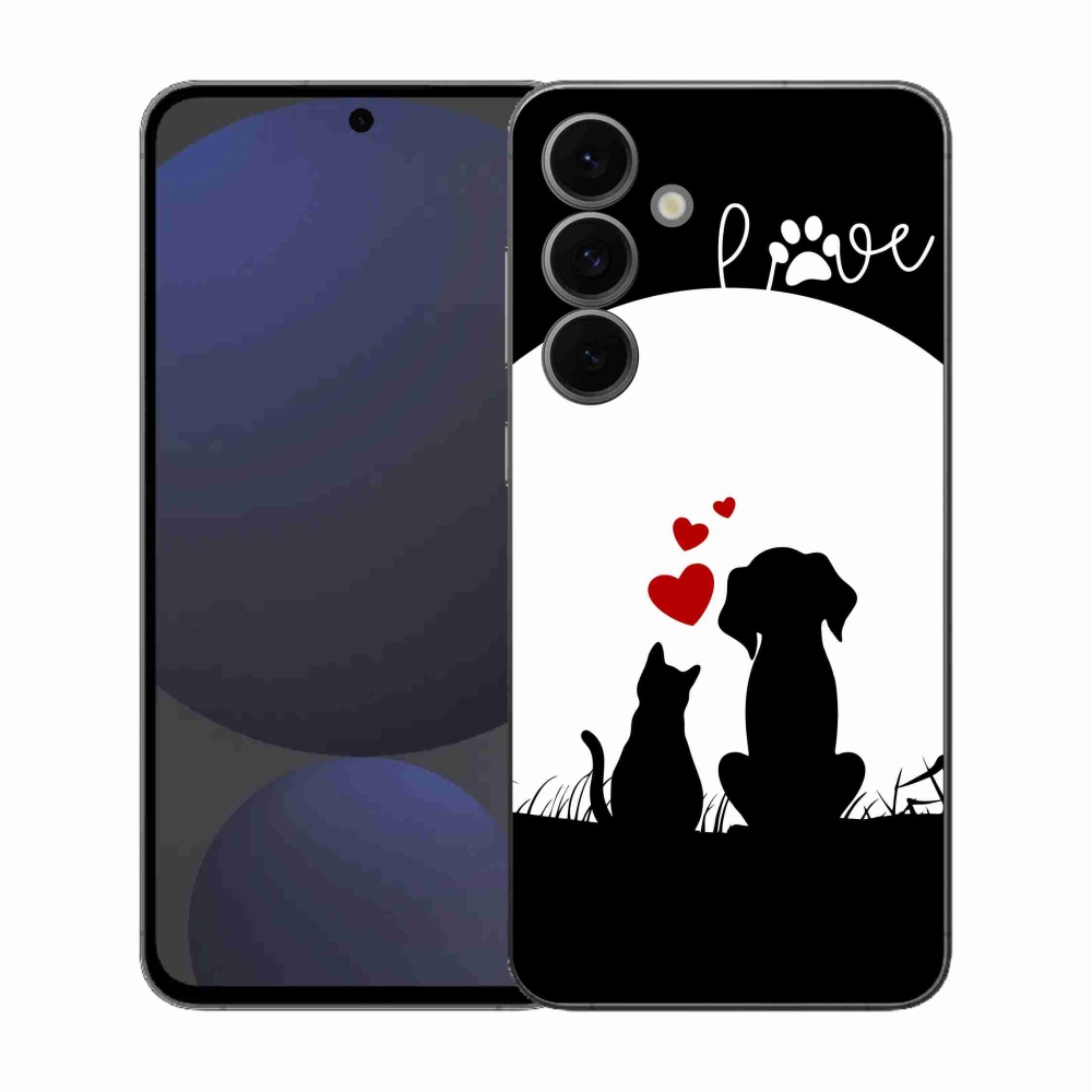 Gélový kryt mmCase na Samsung Galaxy S25 FE - zvieracia láska
