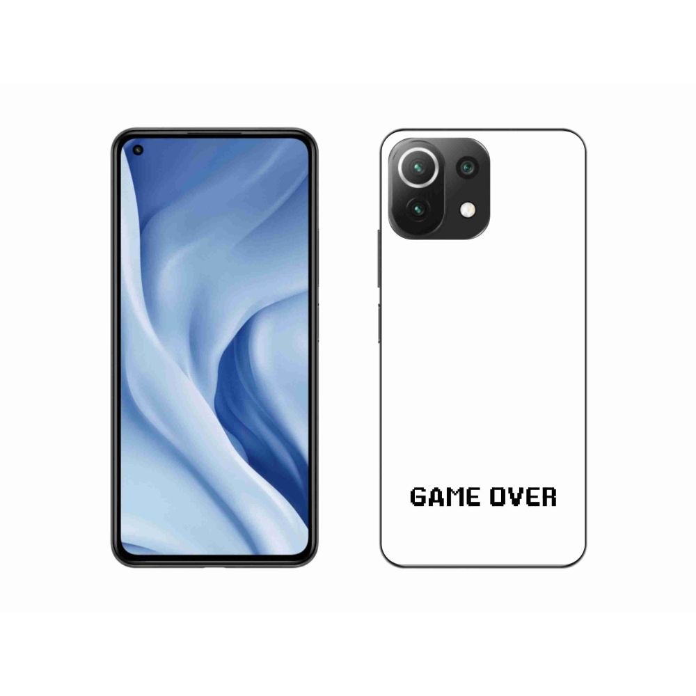 Gélový kryt mmCase na Xiaomi 11 Lite 5G NE - game over biele pozadie