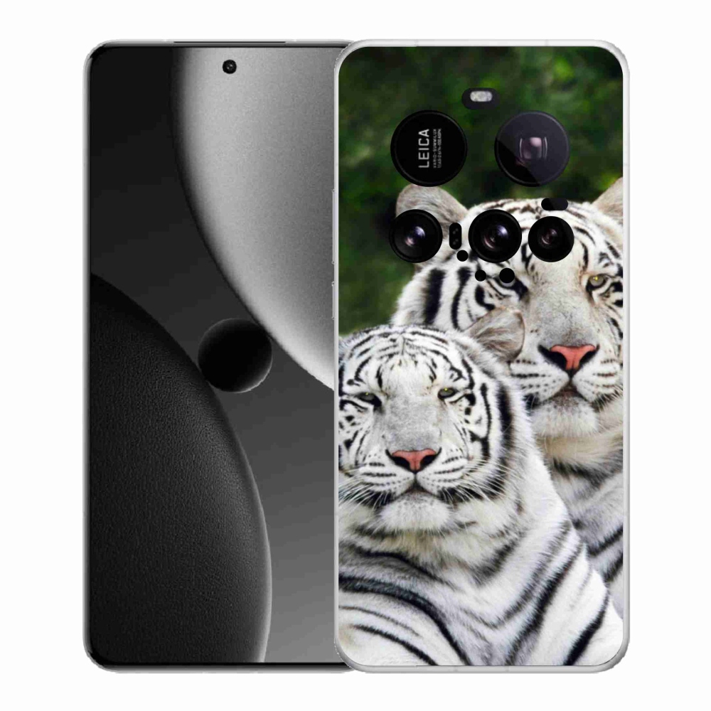 Gélový kryt mmCase na Xiaomi 15 Ultra - bieli tigre