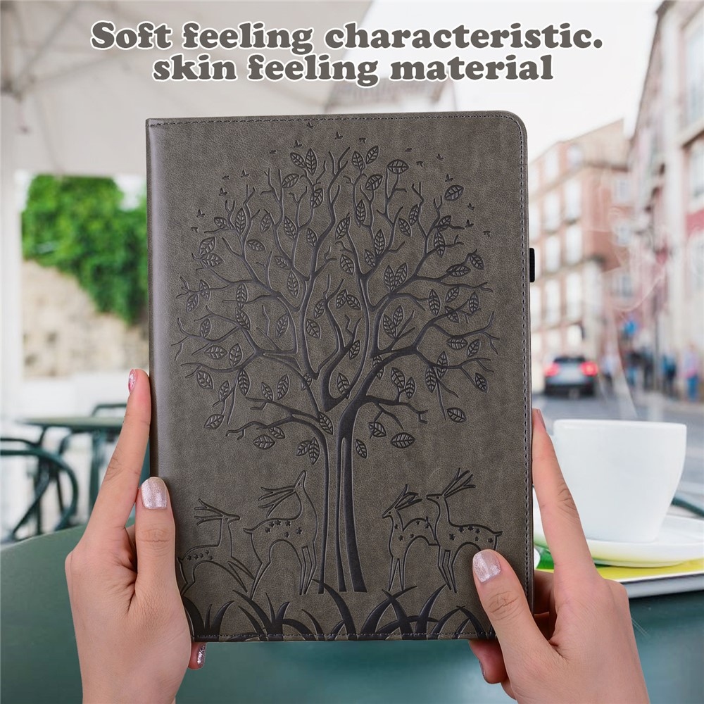 Tree zatváracie púzdro na tablet Xiaomi Redmi Pad SE 8.7 - šedé