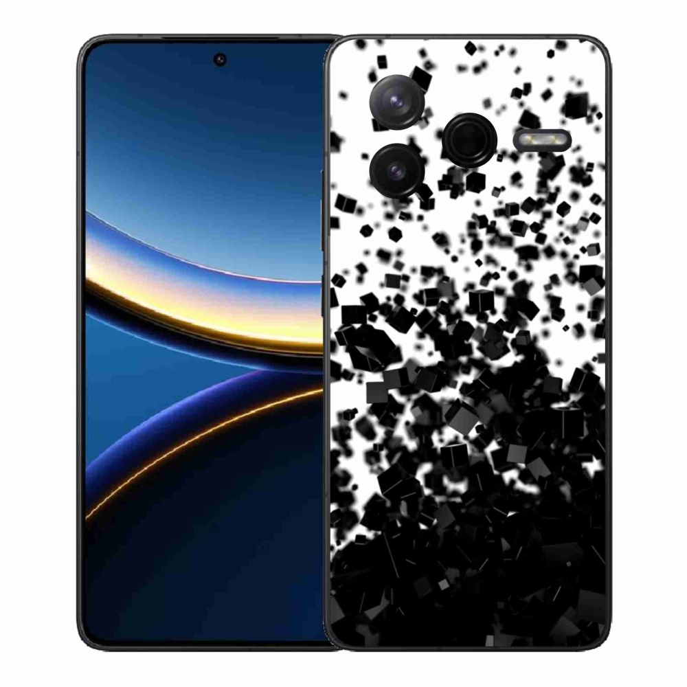Gélový kryt mmCase na Xiaomi Poco F7 Pro - abstraktný vzor 1