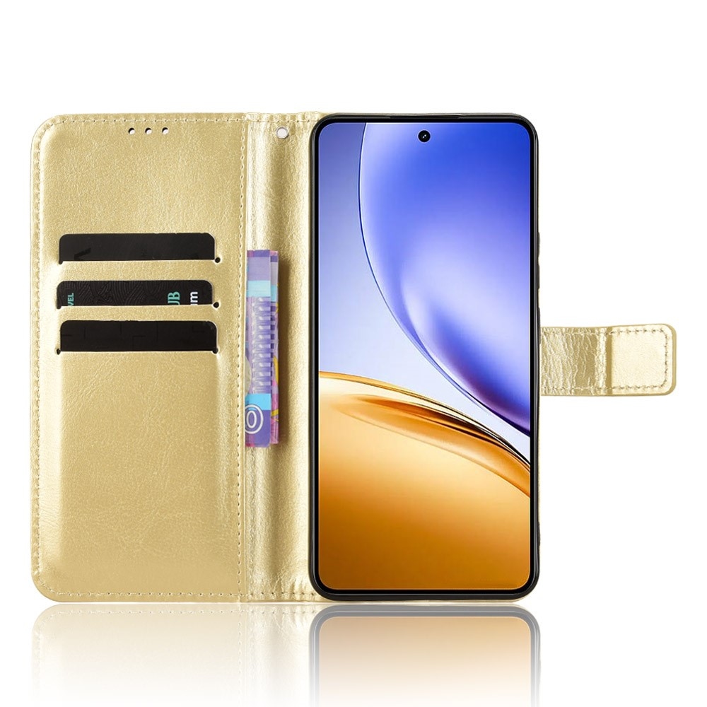 Crazy knižkové puzdro na Realme 14 5G/14T 5G - zlaté