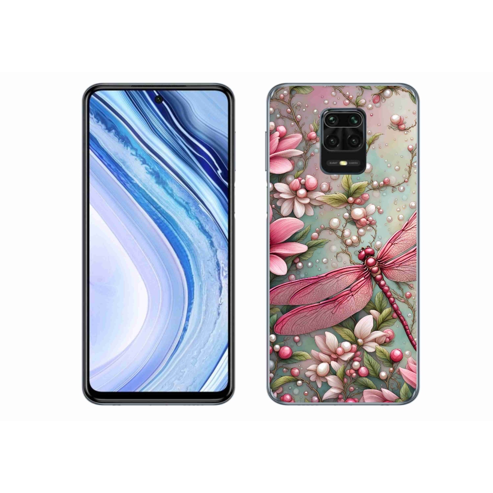 Gélový kryt mmCase na Xiaomi Redmi Note 9S - vážka