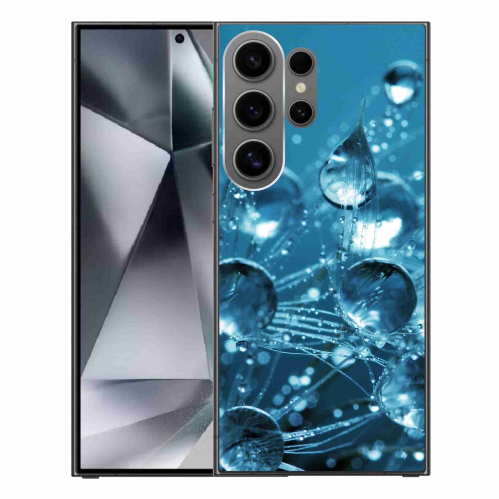 Gélový kryt mmCase na Samsung Galaxy S24 Ultra - kvapky vody