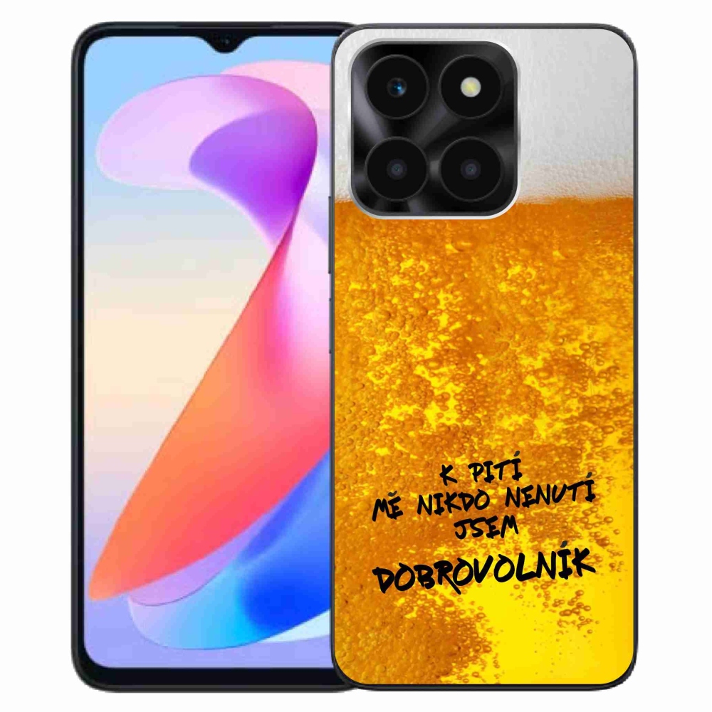 Gélový kryt mmCase na Honor X6a - pivný motív 4