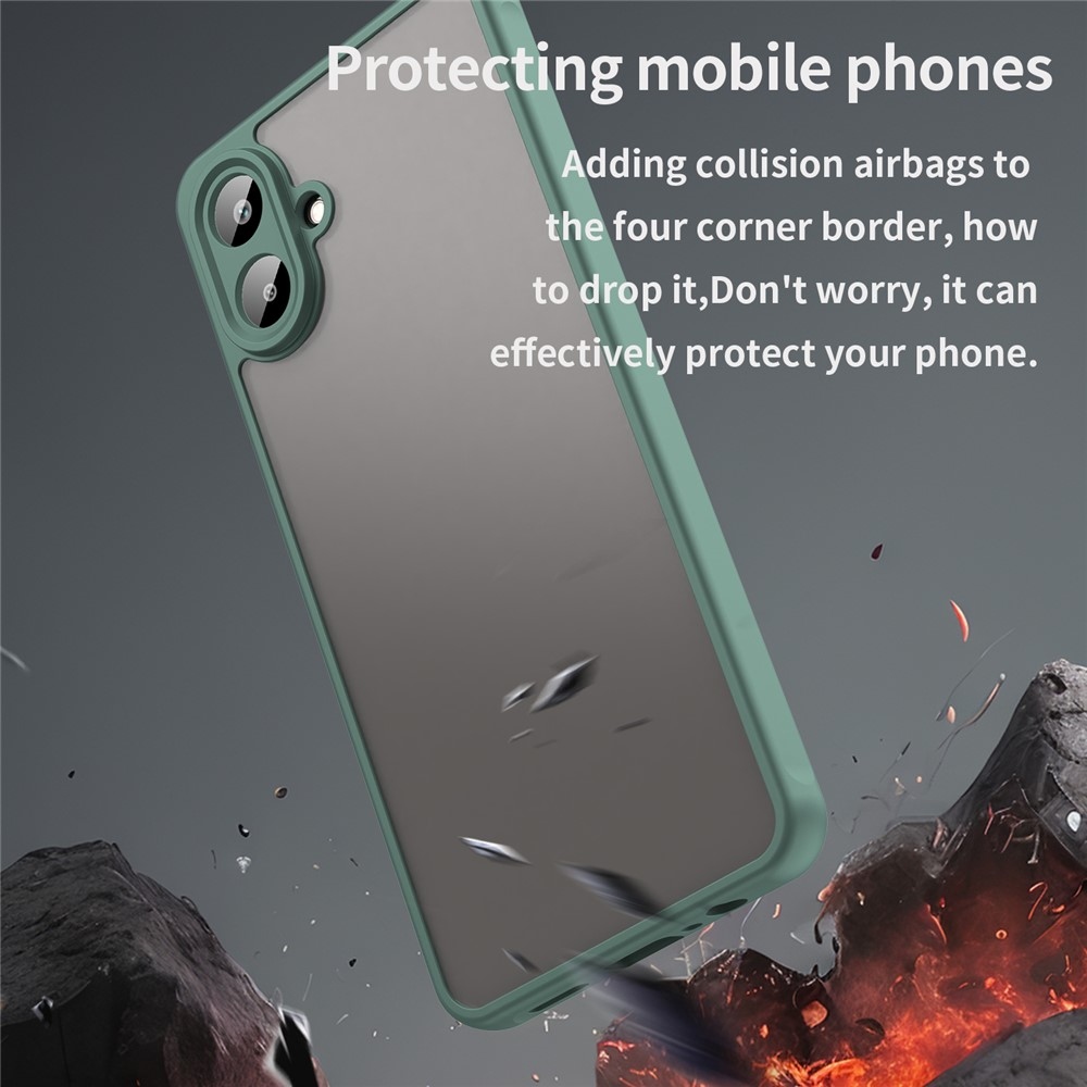 Proof gélový obal s pevným chrbtom na Samsung Galaxy A07 4G - zelený