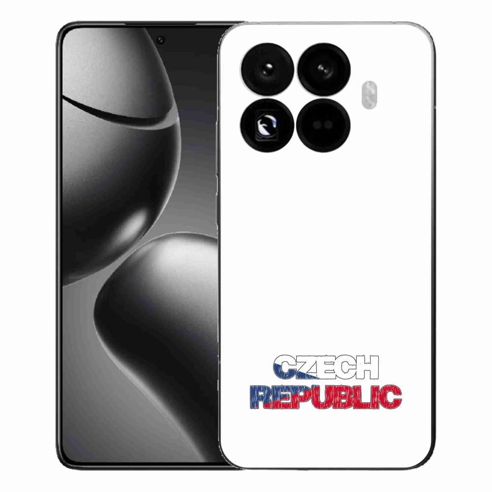 Gélový kryt mmCase na Xiaomi 15T Pro - Czech Republic biele pozadie