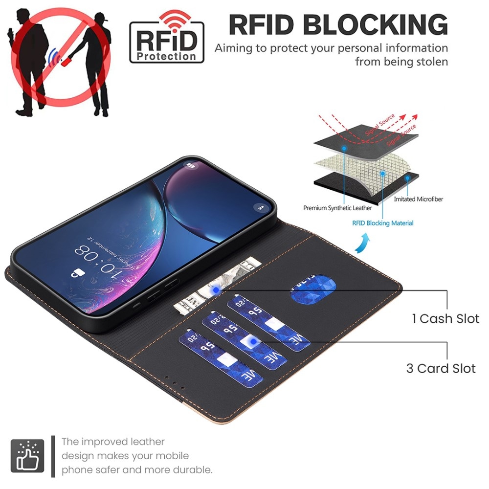 BNF DUO knižkové púzdro na Samsung Galaxy Xcover 7 Pro - čierne