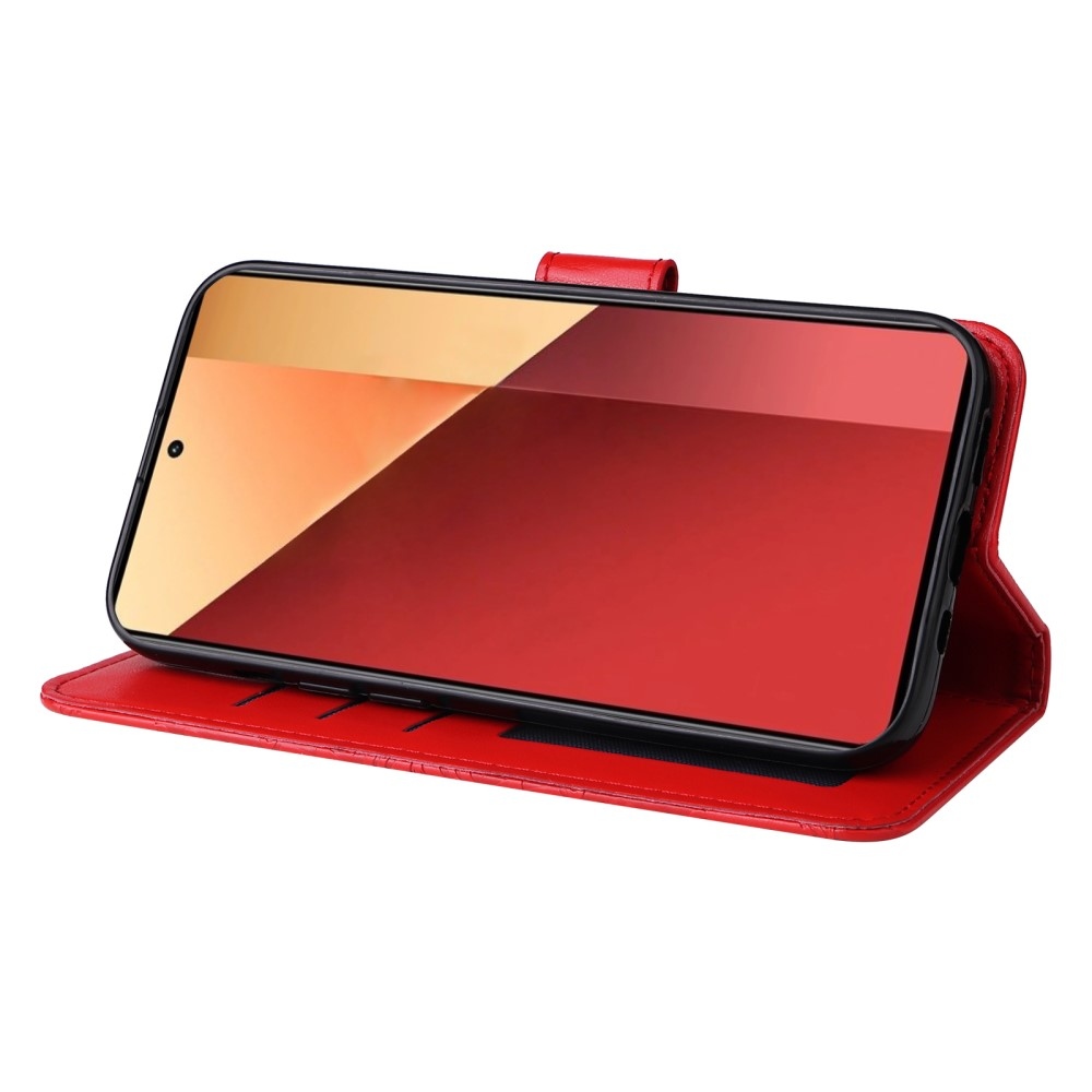 Sunflower knižkové púzdro na Xiaomi Redmi Note 14S/Note 13 Pro 4G/Poco M6 Pro - červené