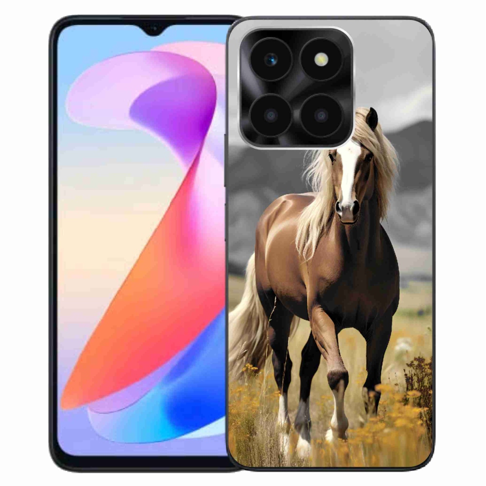 Gélový kryt mmCase na Honor X6a - hnedý kôň 1