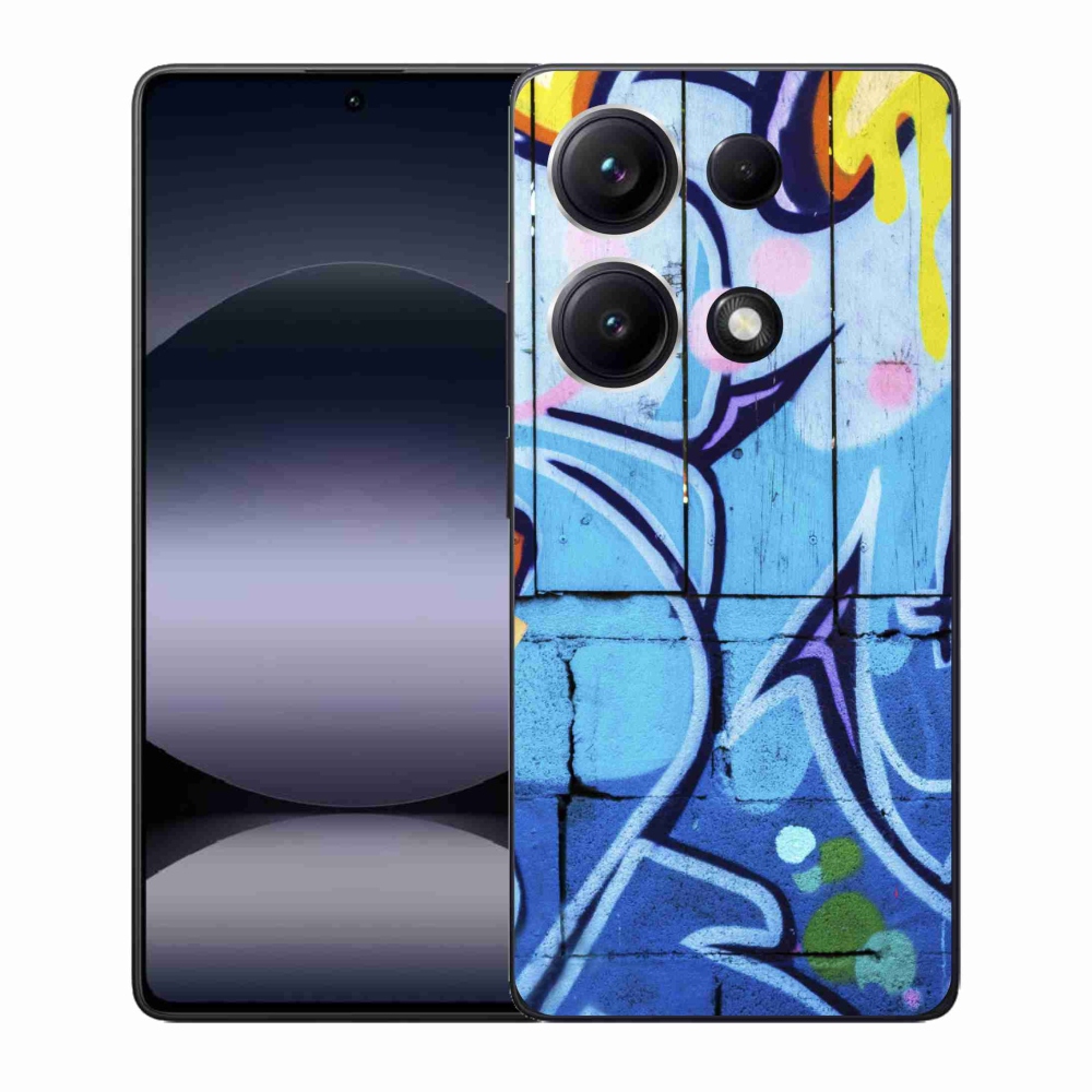 Gélový kryt mmCase na Xiaomi Redmi Note 14S - graffiti