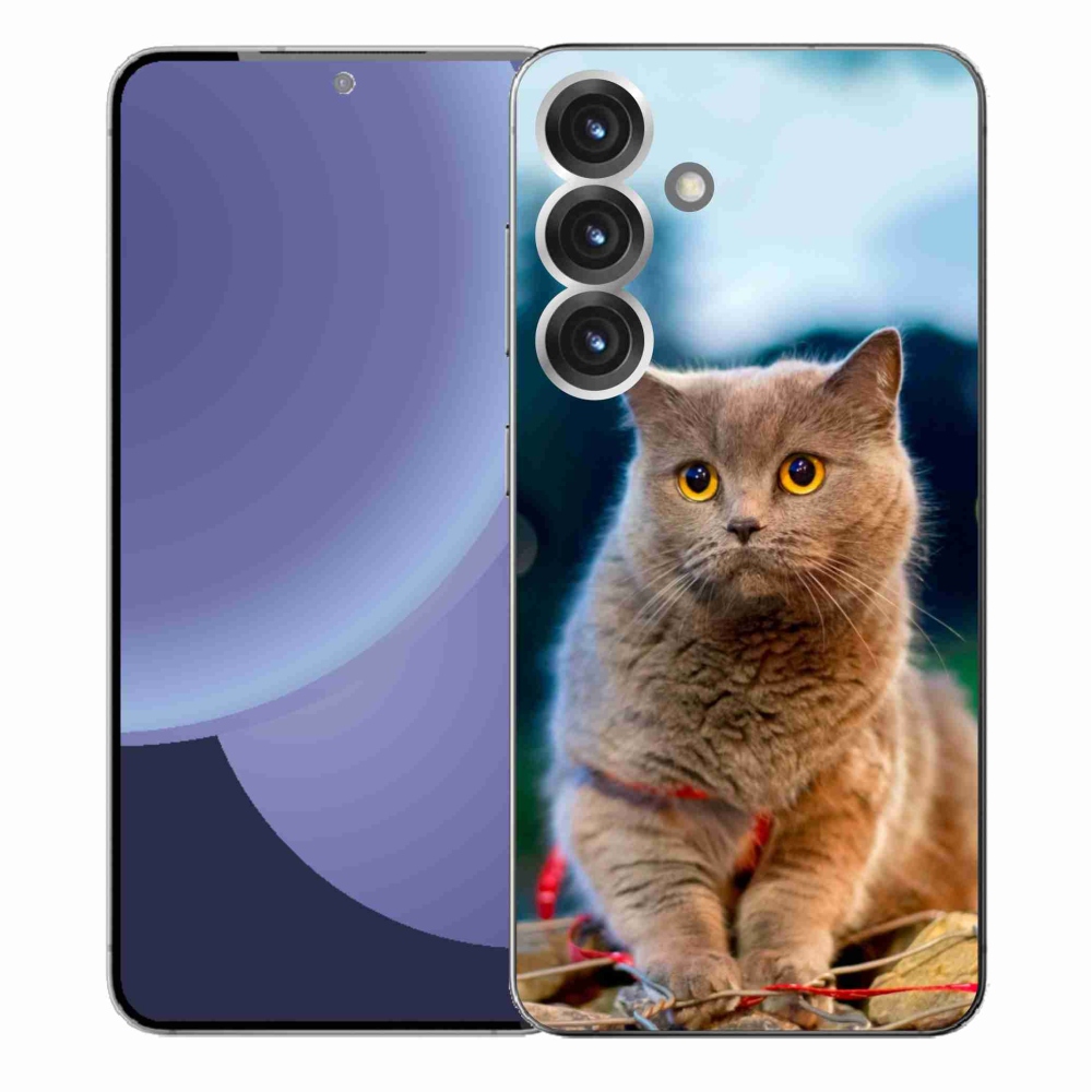 Gélový kryt mmCase na Samsung Galaxy S25+ - britská modrá 2