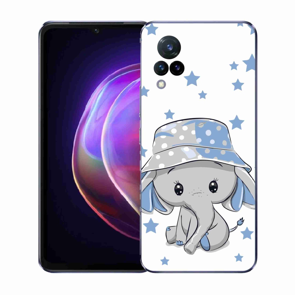 Gélový kryt mmCase na Vivo V21 4G/5G - modrý slon