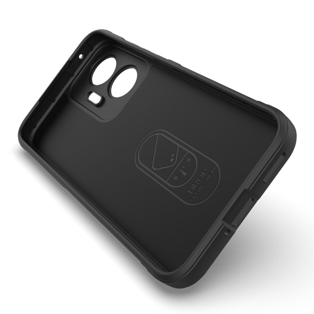 Rugg odolný gélový obal na Xiaomi Poco F7 5G - čierny
