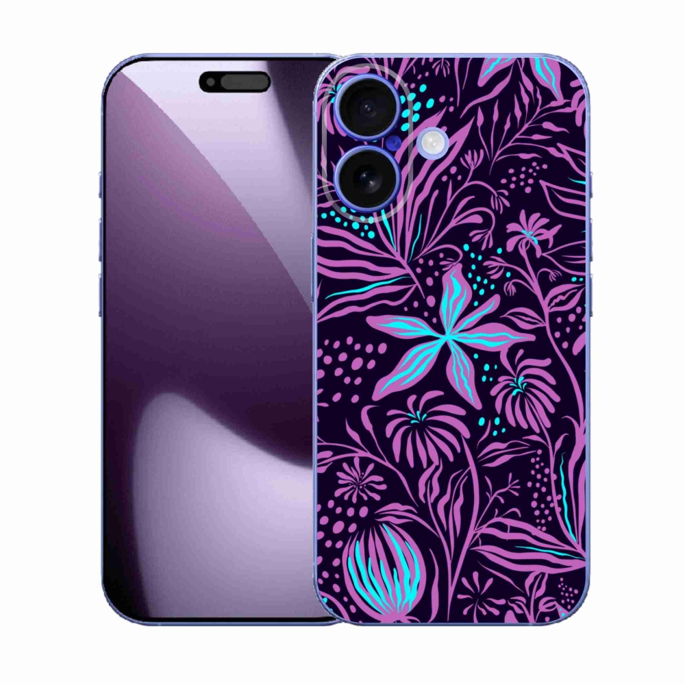 Gélový kryt mmCase na iPhone 17 - kvety 2