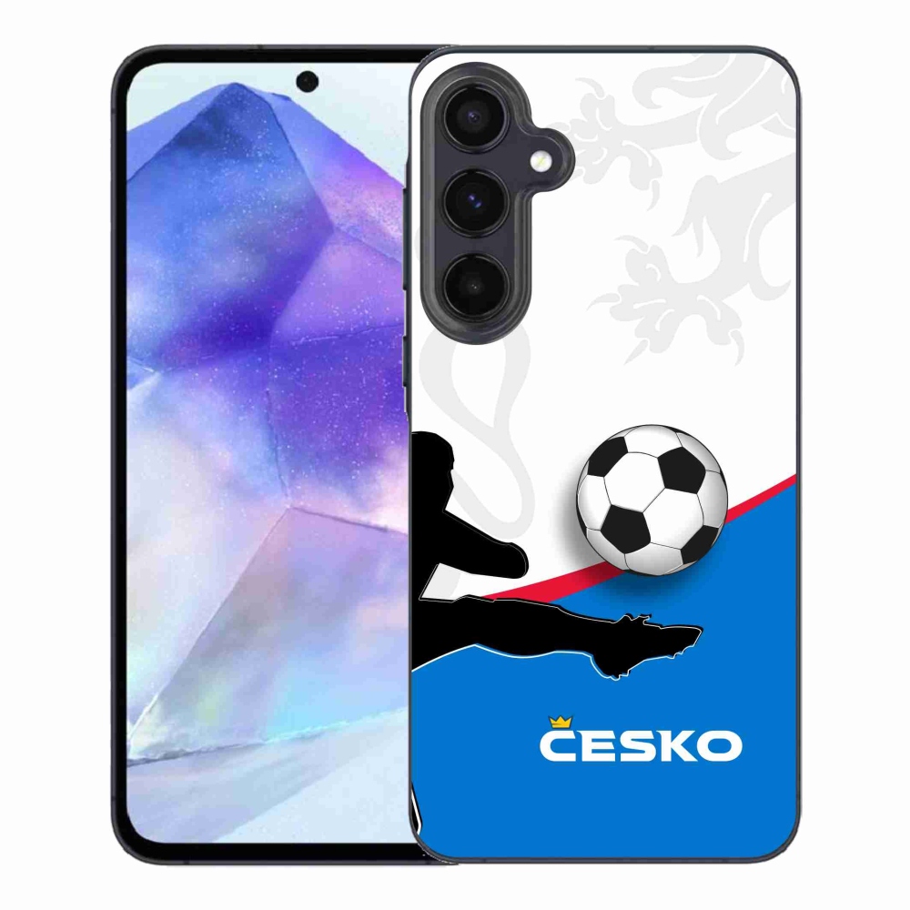 Gélový kryt mmCase na Samsung Galaxy A55 5G - futbal Česko 3