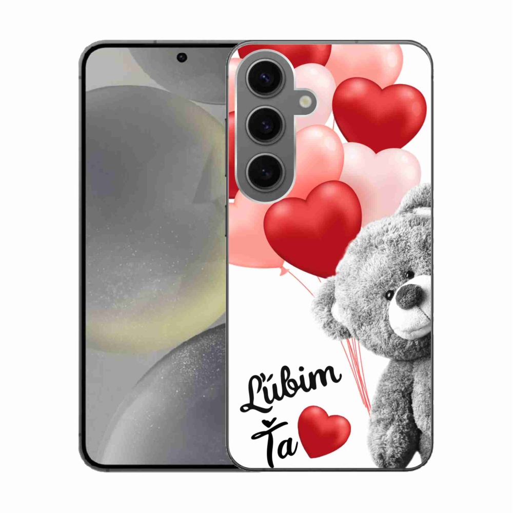 Gélový obal mmCase na Samsung Galaxy S24 - ľúbim ťa sk