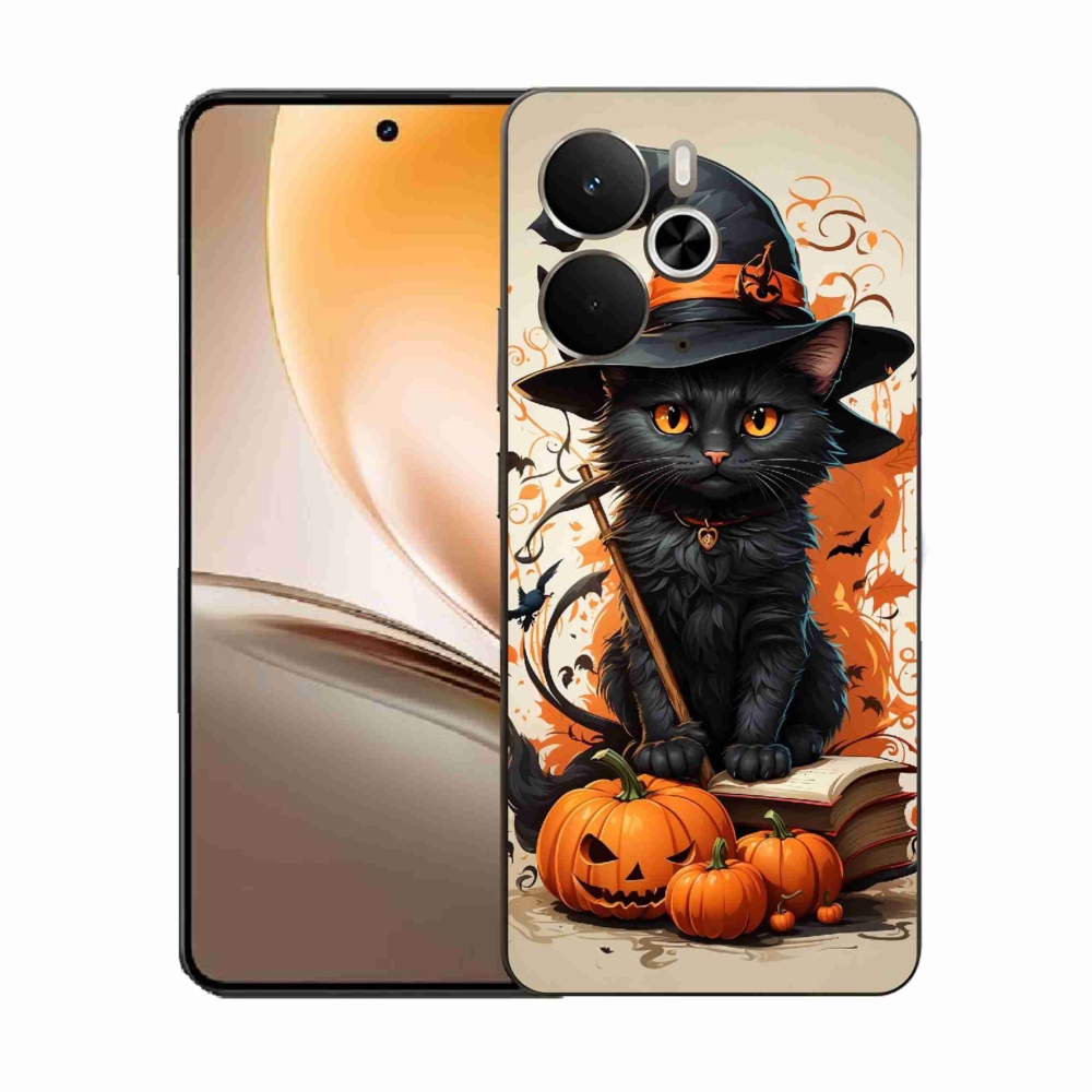 Gélový kryt mmCase na Realme 14 5G - kocúr čarodejník