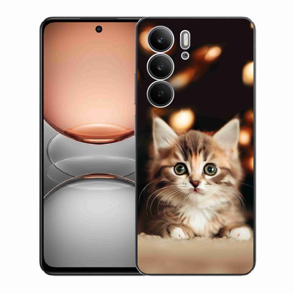 Gélový kryt mmCase na Realme C75 - roztomilé mačiatko 2