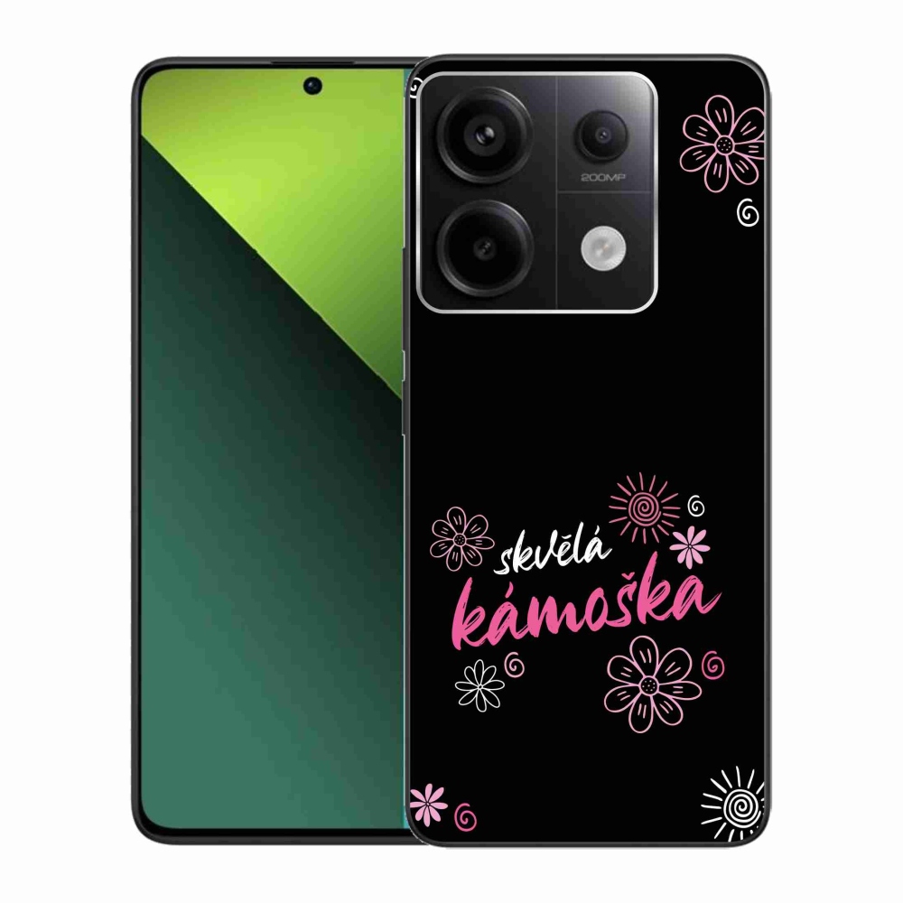 Gélový kryt mmCase na Xiaomi Redmi Note 13 Pro 5G/Poco X6 5G - skvelá kamoška čierne pozadie