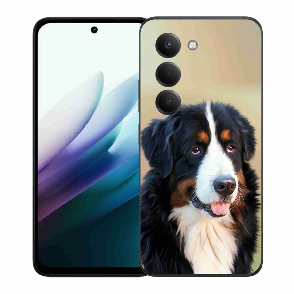 Gélový kryt mmCase na Xiaomi Redmi 15 4G/5G (171mm) - bernský salašnícky pes