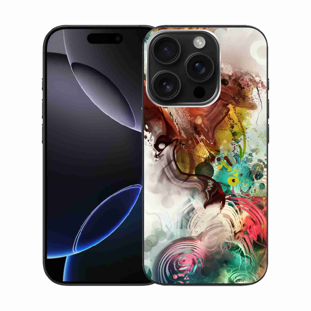 Gélový kryt mmCase na iPhone 16 Pro - abstrakt 1