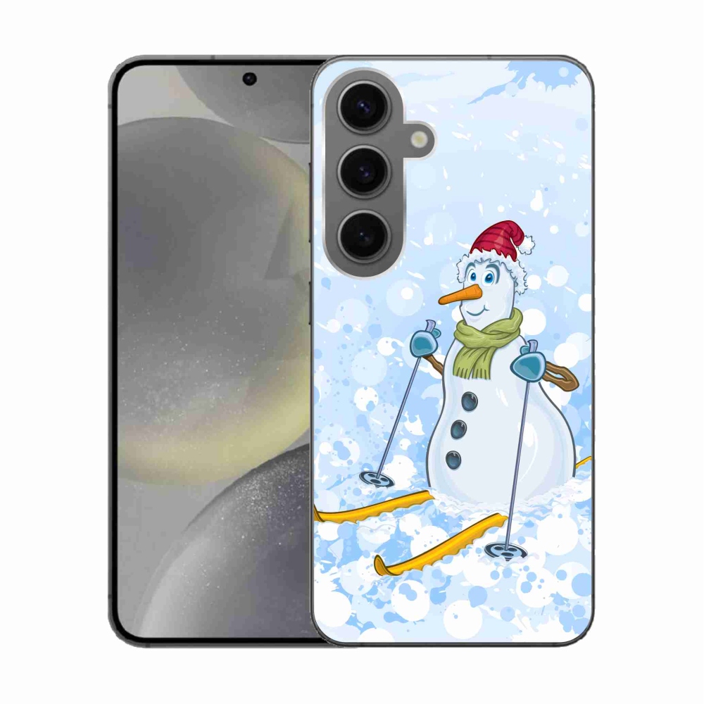 Gélový kryt mmCase na Samsung Galaxy S24 - snehuliak