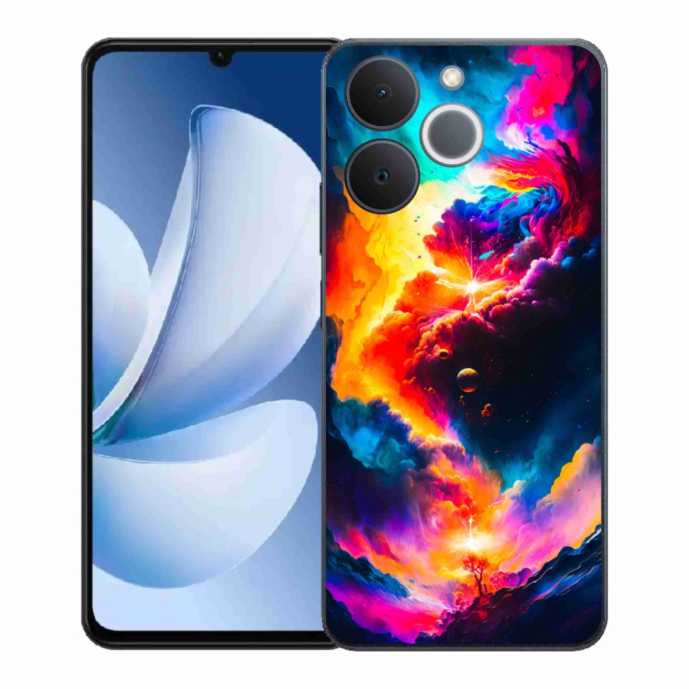 Gélový kryt mmCase na Realme Note 70T - abstraktný motív