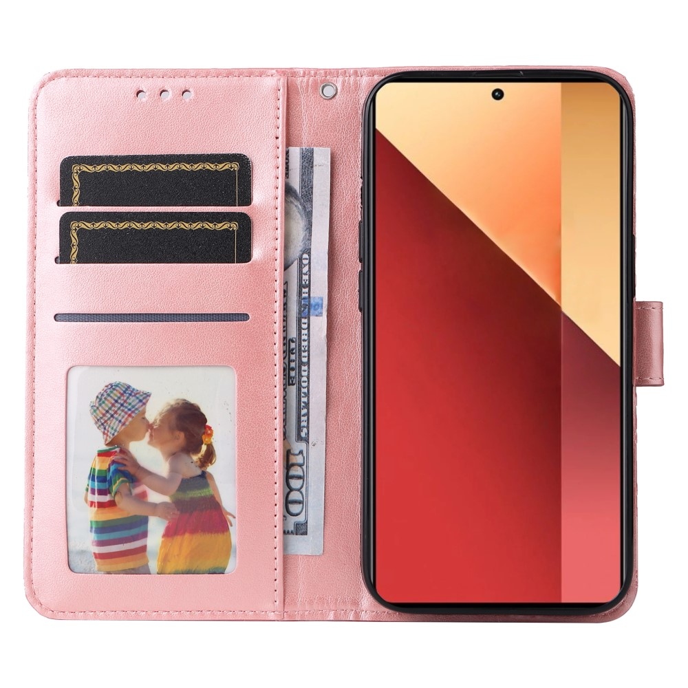 Sunflower knižkové púzdro na Xiaomi Redmi Note 14S/Note 13 Pro 4G/Poco M6 Pro - ružové