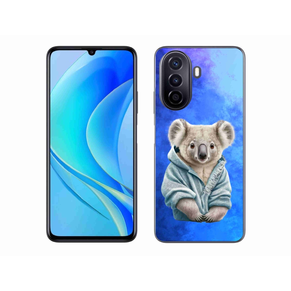 Gelový kryt mmCase na Huawei Nova Y70 - koala ve svetru