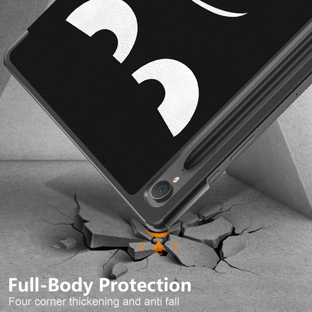 Print chytré zatváracie púzdro na Samsung Galaxy Tab S9 FE - nesiahať