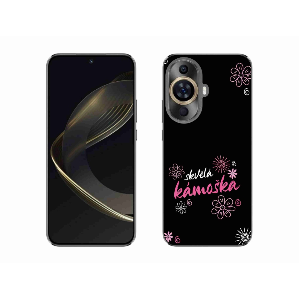 Gélový kryt mmCase na Huawei Nova 11 - skvelá kamoška čierne pozadie