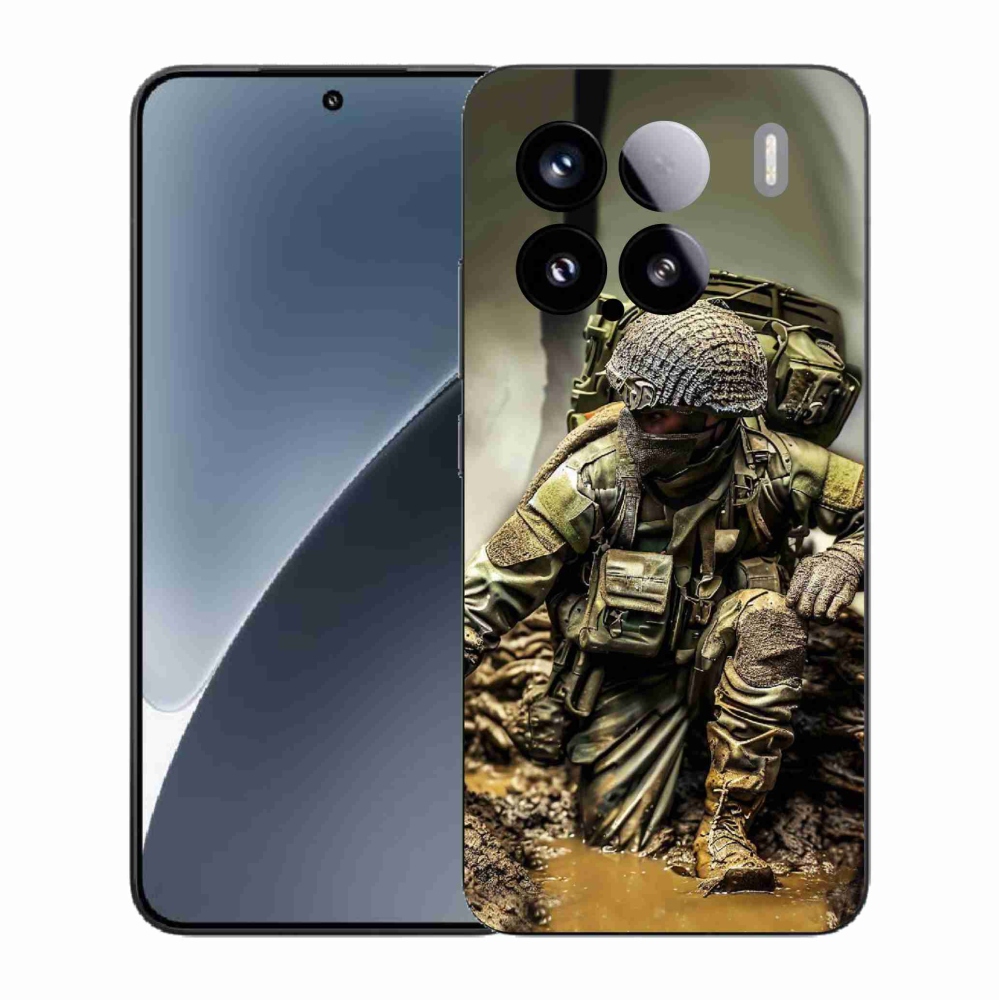 Gélový kryt mmCase na Xiaomi 15 - vojak