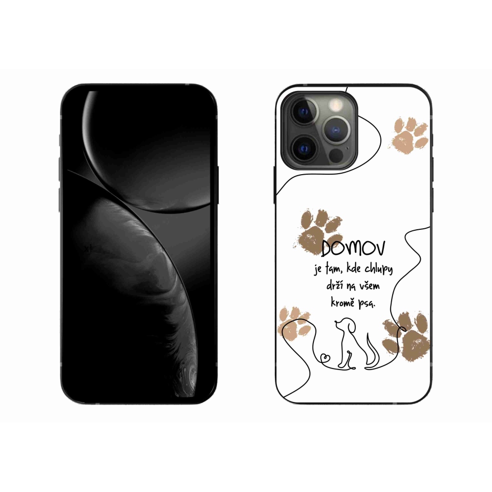 Gélový kryt mmCase na iPhone 13 Pro Max 6.7 - psí motív biele pozadie