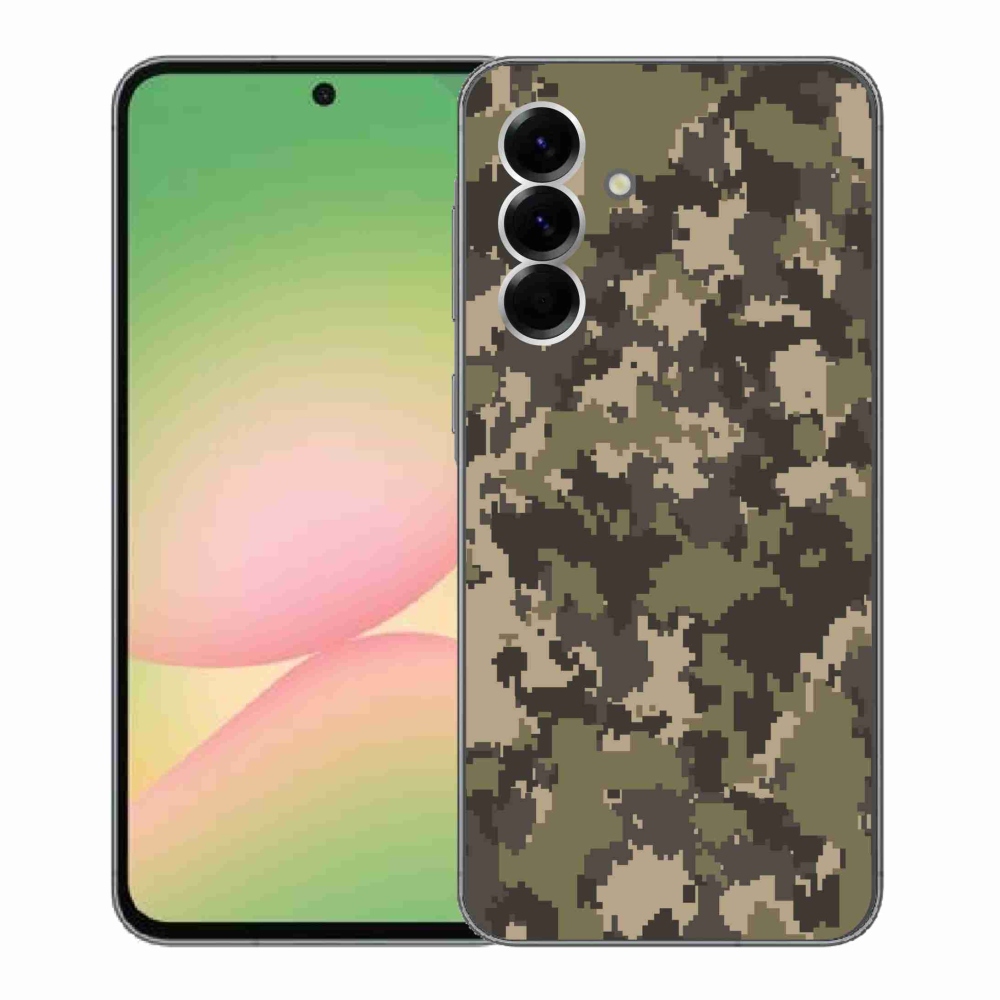 Gélový kryt mmCase na Samsung Galaxy A56 5G - maskáčový vzor 12