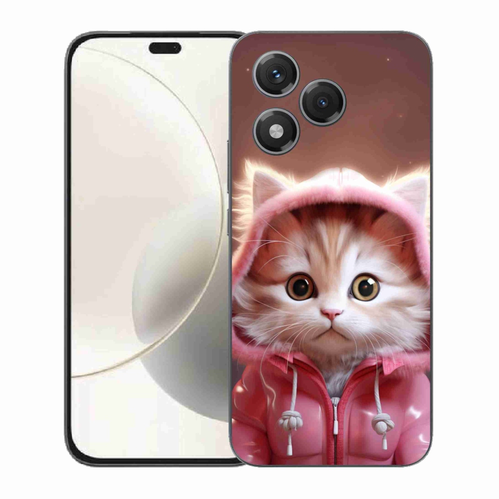 Gélový kryt mmCase na Honor 400 Lite - roztomilé mačiatko 3