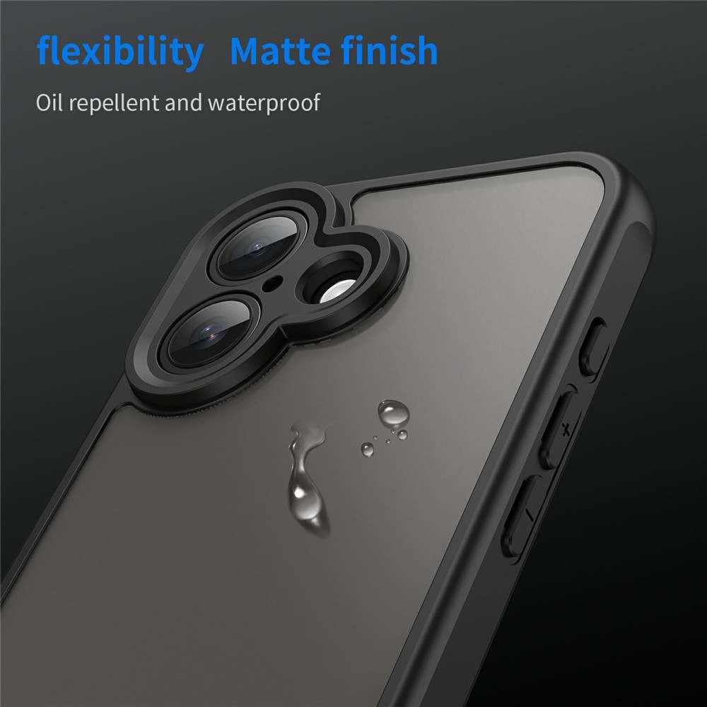 Proof gélový obal s pevným chrbtom na iPhone 17 - čierny