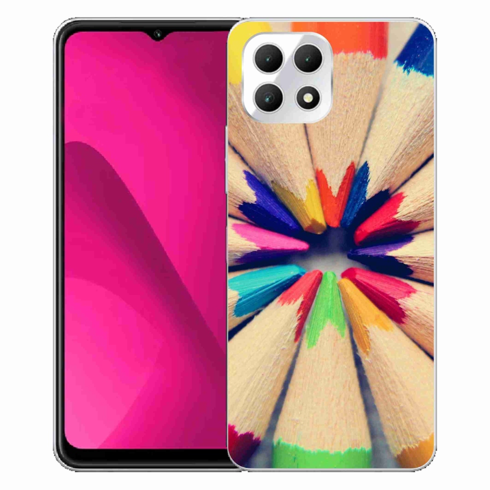 Gélový kryt mmCase na T-Mobile T Phone 2 - pastelky