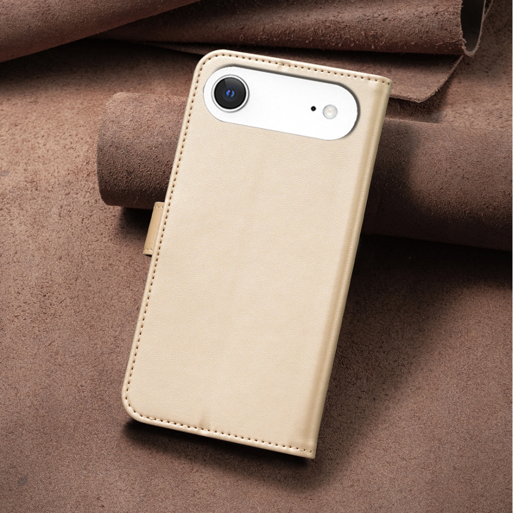Clover knižkové púzdro na iPhone 17 Air - zlaté