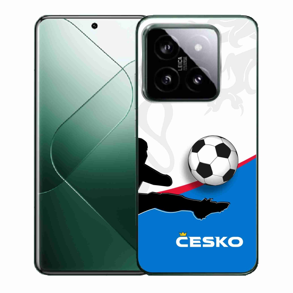 Gélový kryt mmCase na Xiaomi 14 - futbal Česko 3