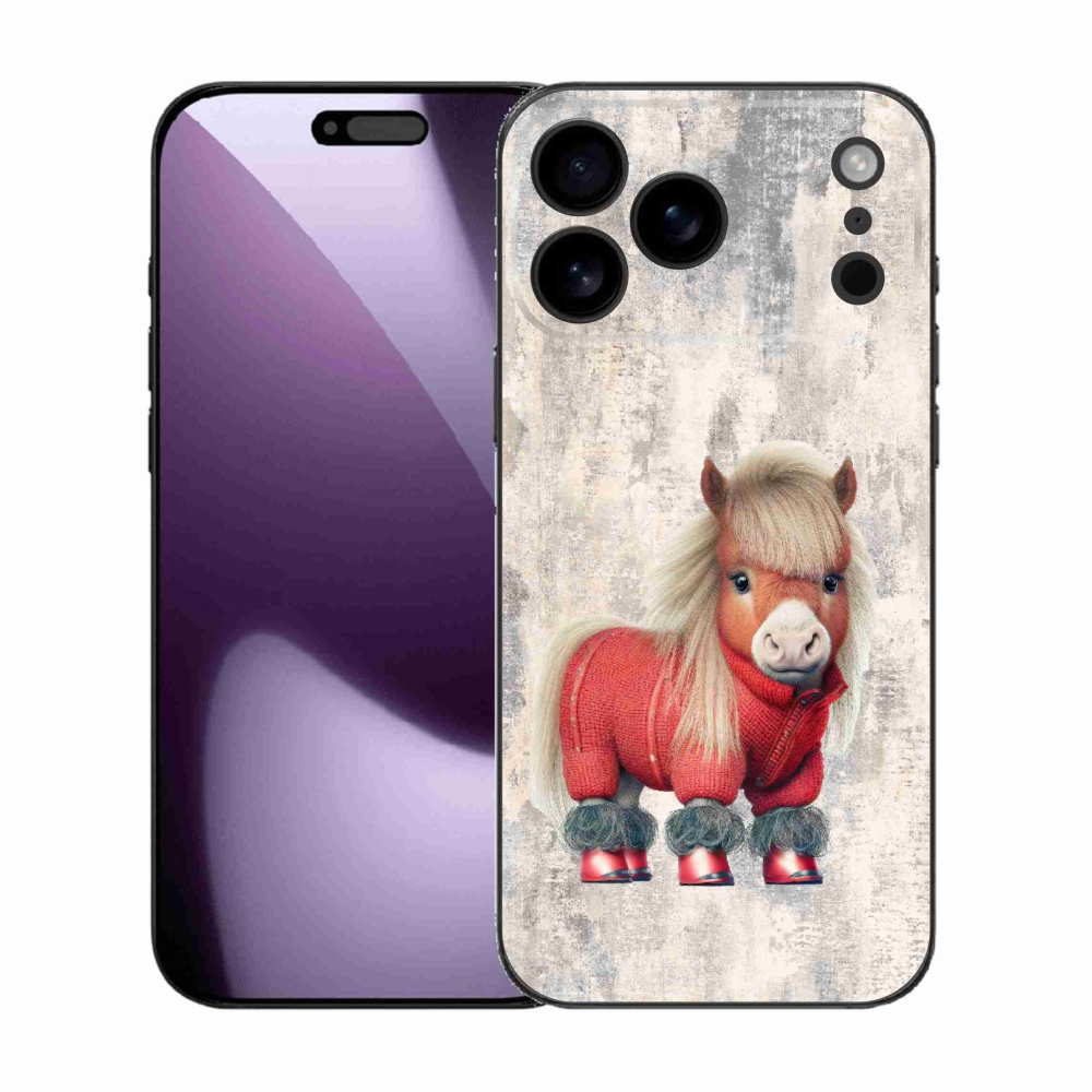 Gélový kryt mmCase na iPhone 17 Pro Max - poník vo svetri